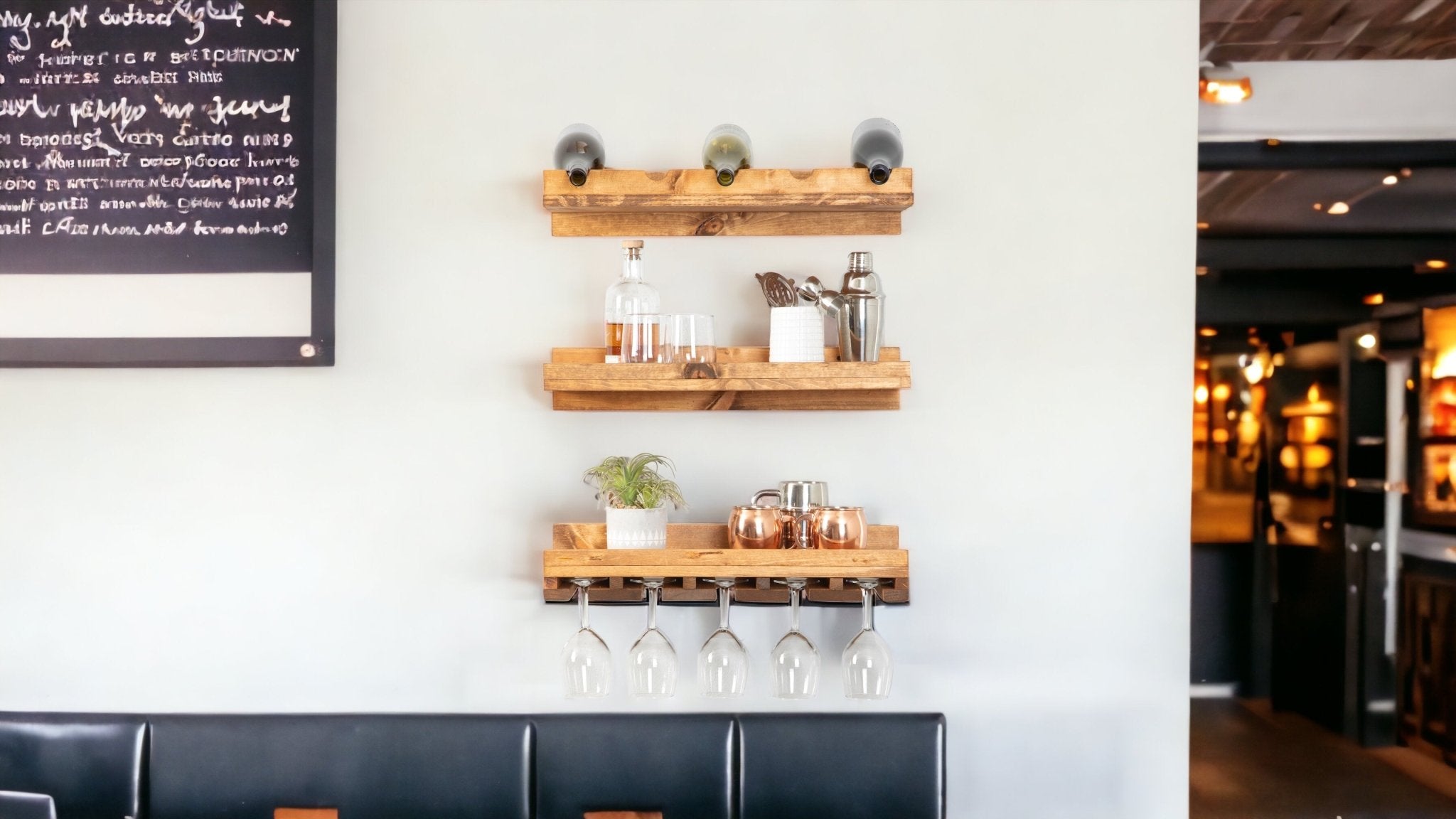 Wall Mounted Wine Racks | Handcrafted Solid Wood Designs – Intrinsic Haven