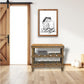 Rustic 3-tier Wooden Console Table – Handcrafted Entryway, Sofa, Or Hallway Table