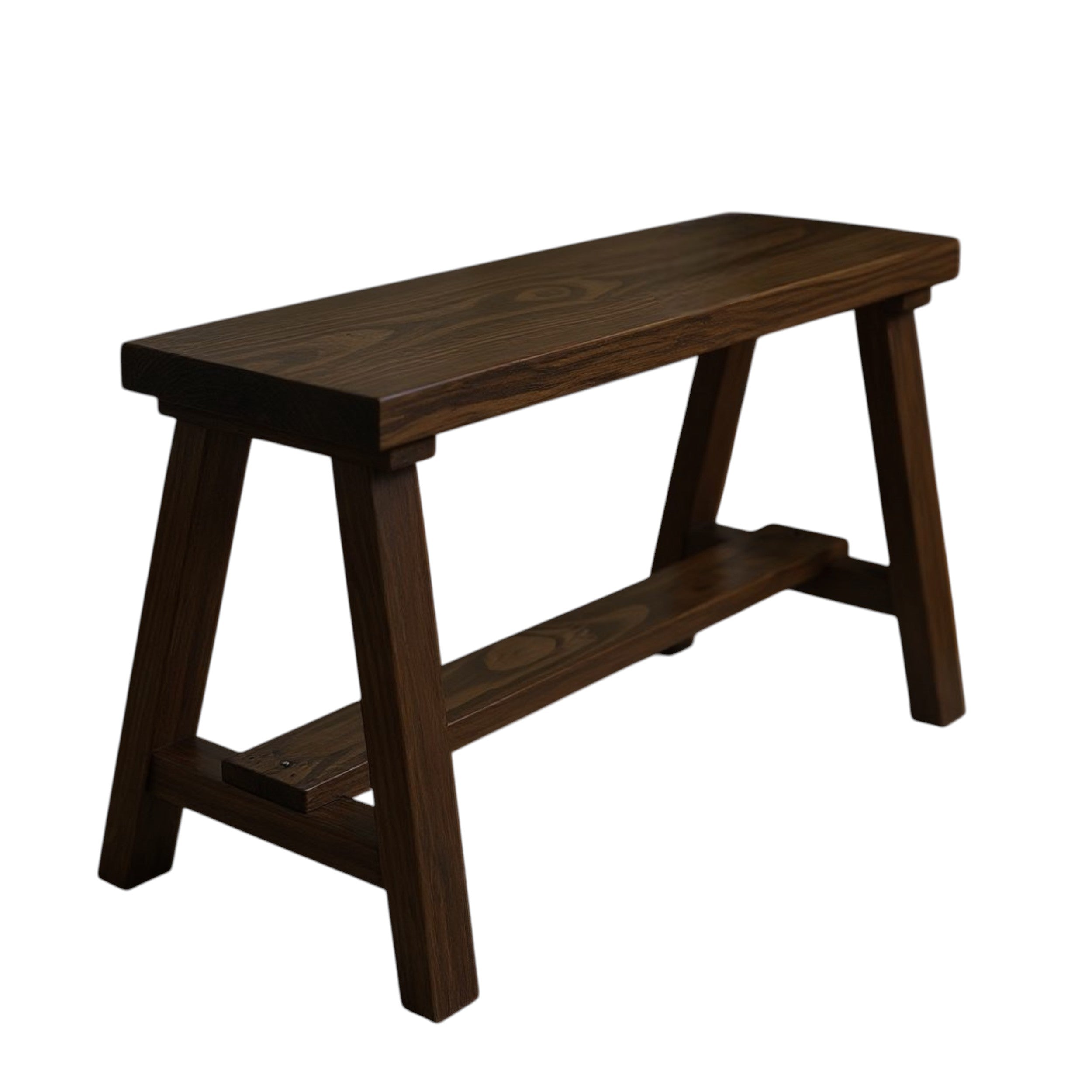 Simple Farmhouse Solid Wood Entry Bench - Intrinsic Haven