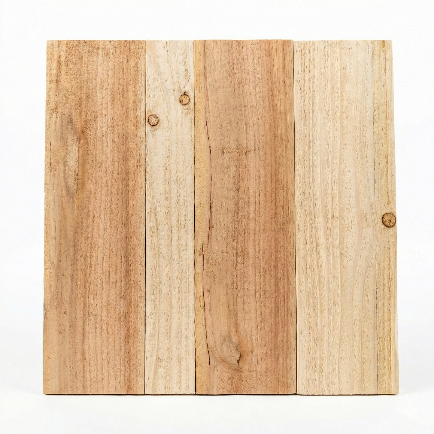 White solid wood entryway bench with lower shelf, handmade rustic furniture.