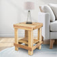 Rustic Farmhouse Slim Living Room End Table