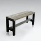 Rustic Bella Real Solid Wood Entryway Accent Bench
