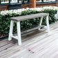 Simple Farmhouse Solid Wood Entry Bench