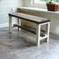 Rustic Bella Real Solid Wood Entryway Accent Bench