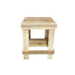 Rustic Farmhouse Slim Living Room End Table