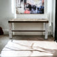 Rustic Bella Real Solid Wood Entryway Accent Bench