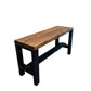 Rustic Bella Real Solid Wood Entryway Accent Bench
