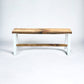 Simple Farmhouse Solid Wood Entry Bench
