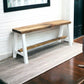 Simple Farmhouse Solid Wood Entry Bench