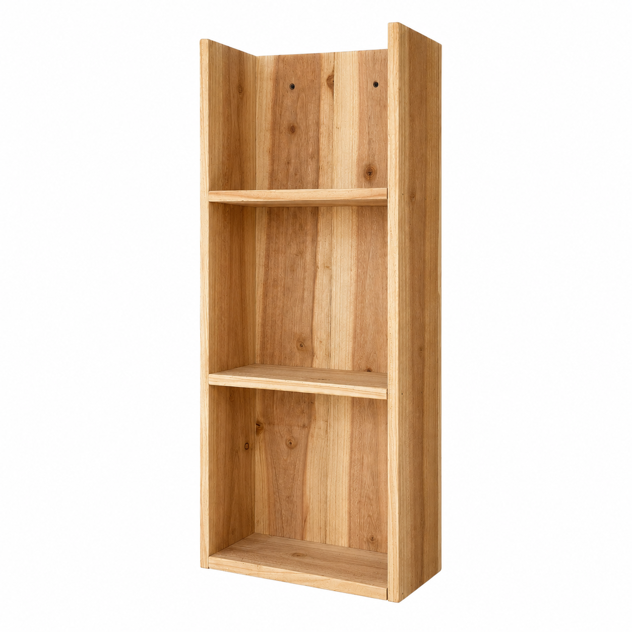 Timberline Vertical Wall Shelf - Rustic Cedar Storage and Display Shelf