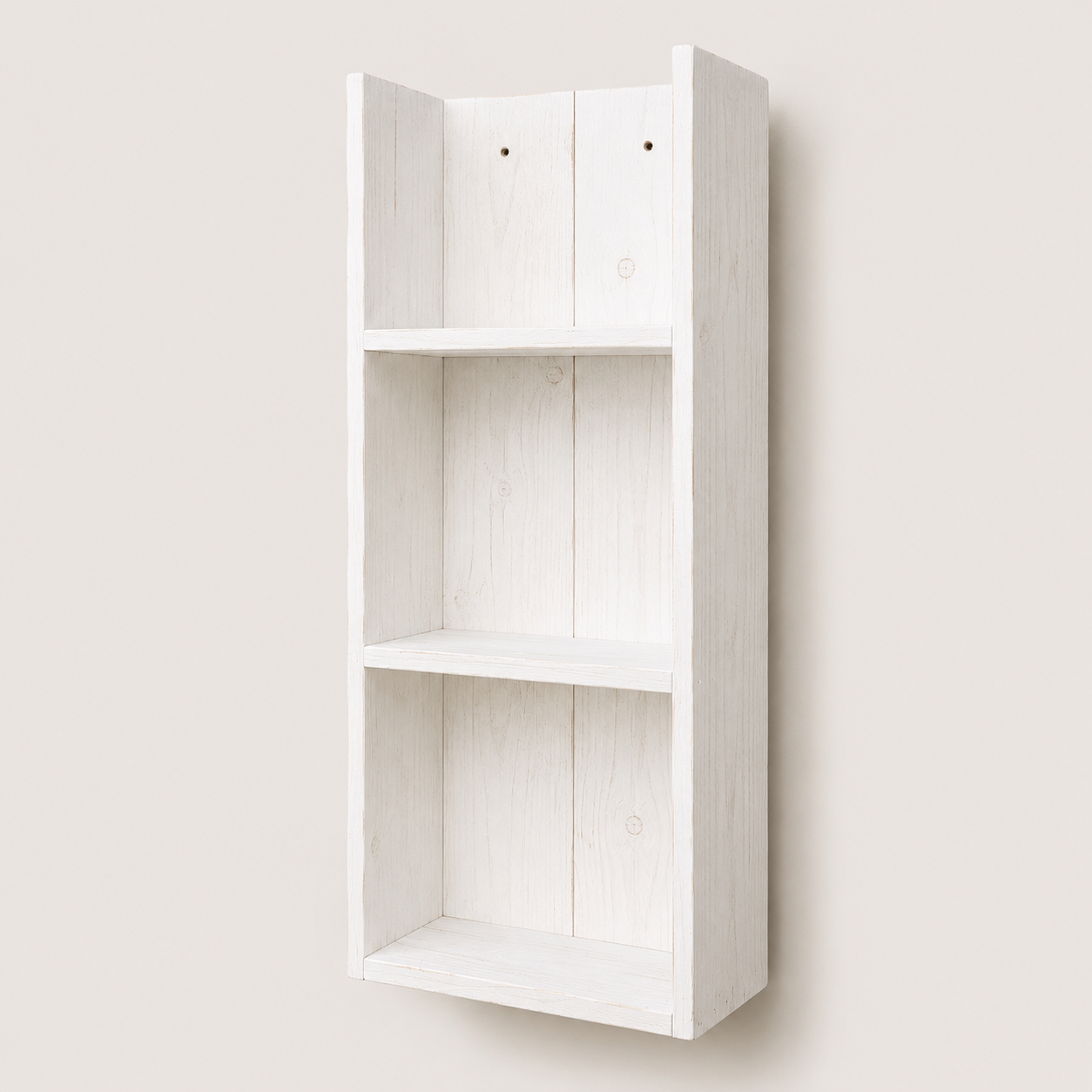 Timberline Vertical Wall Shelf - Rustic Cedar Storage and Display Shelf