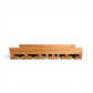 Intrinsic Haven Premium Series Solid Hard Wood Wall-Mounted Wine Rack & Stemware Holder