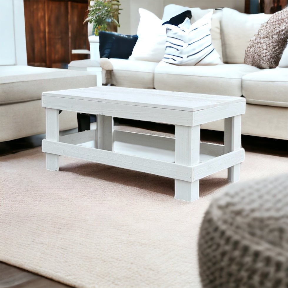 Rustic Farmhouse Coffee Table - Intrinsic Haven Coffee Table Natural