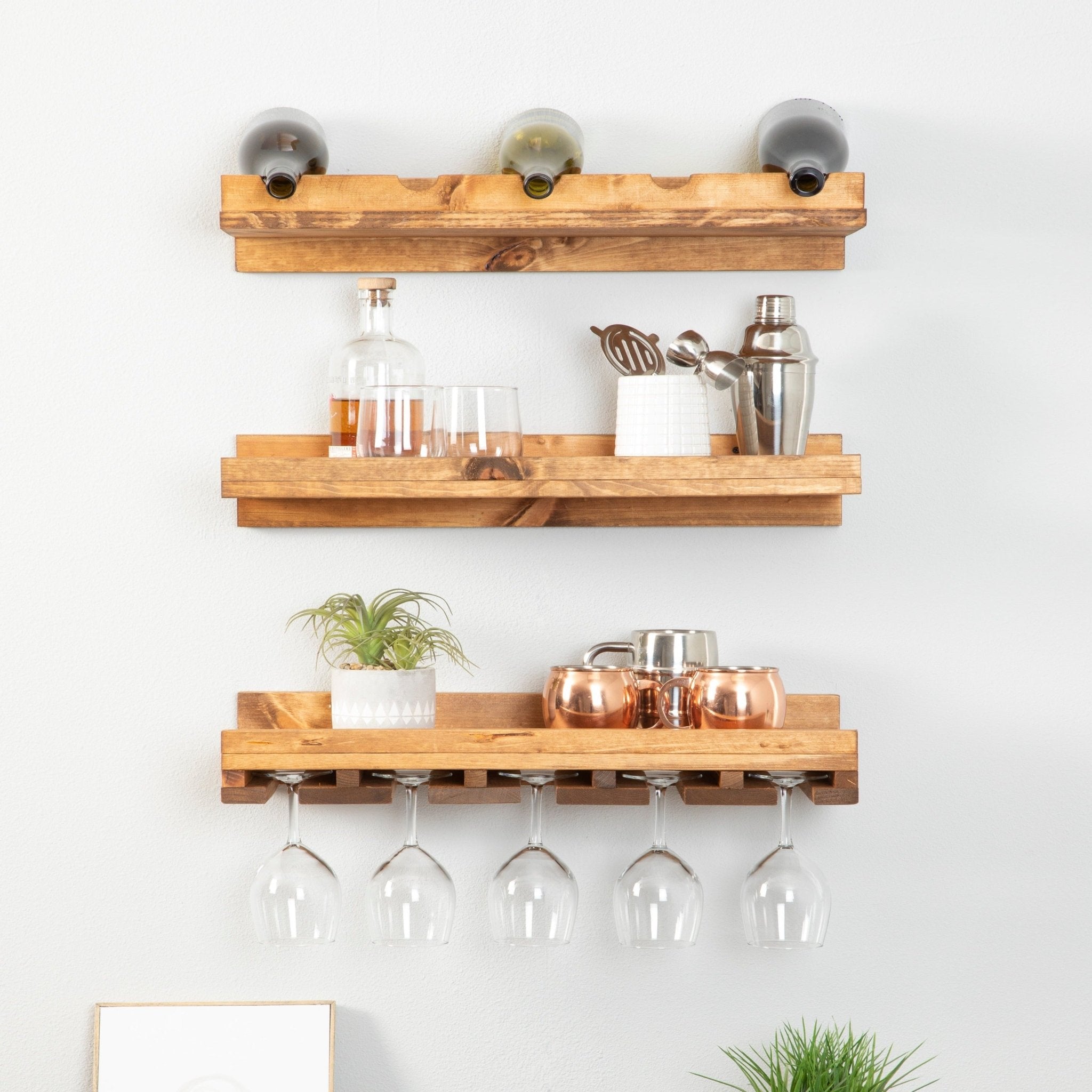 Tiered Rustic Wine offers Rack