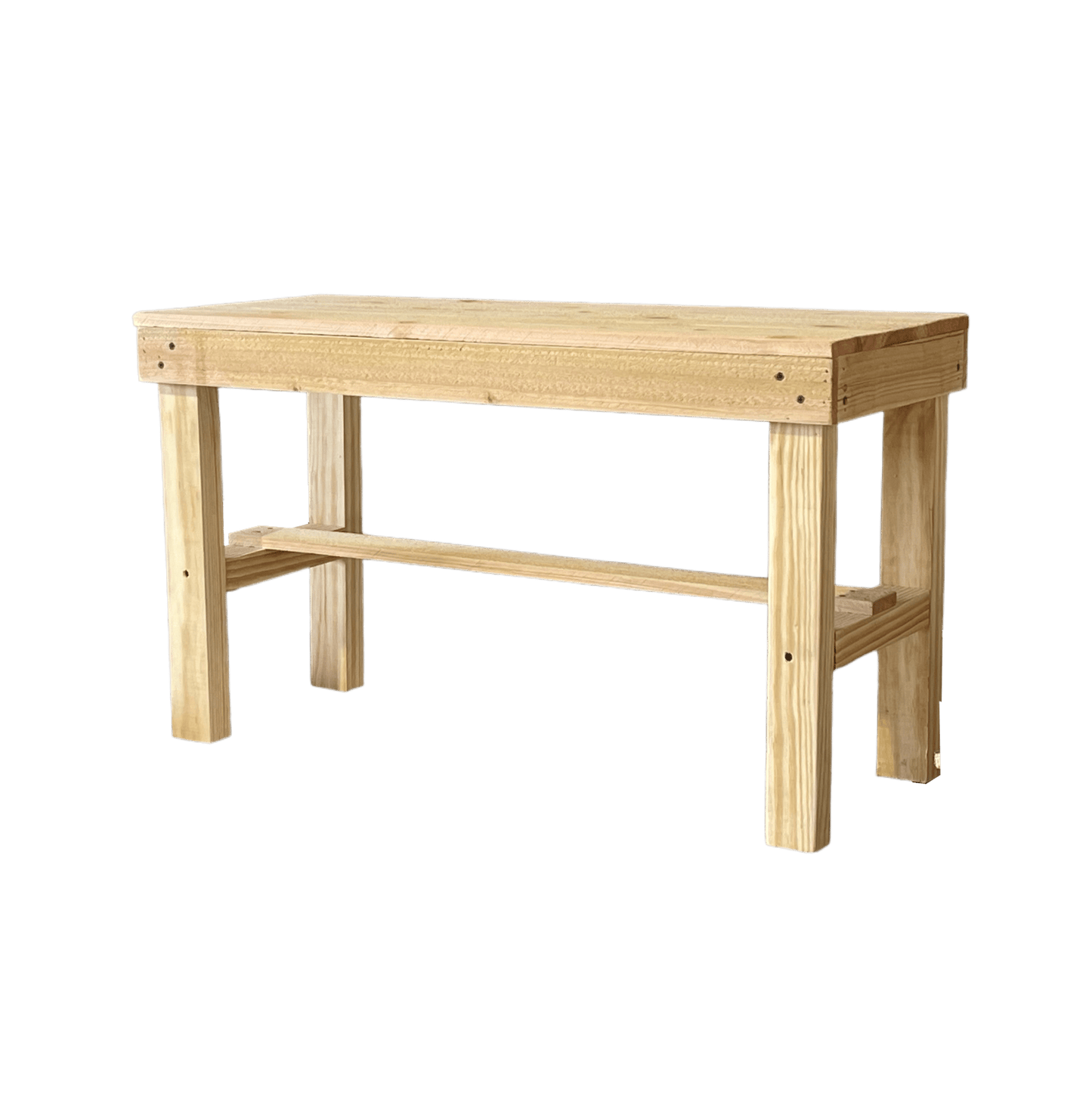 Rustic Wood Small Entryway Bench - Intrinsic Haven Benches Brown