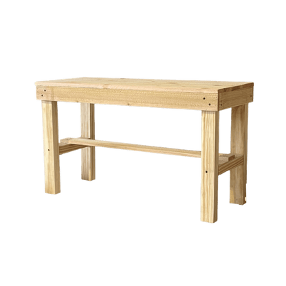 Rustic Wood Small Entryway Bench - Intrinsic Haven Benches Brown