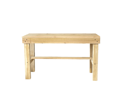 Rustic Wood Small Entryway Bench - Intrinsic Haven Benches Brown