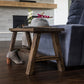 Simple Farmhouse Solid Wood Entry Bench - Intrinsic Haven Benches 12"D x 36"L x 20.5"H Dark Walnut