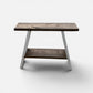 Summit Console Table | Farmhouse Entryway Table with Storage Shelf