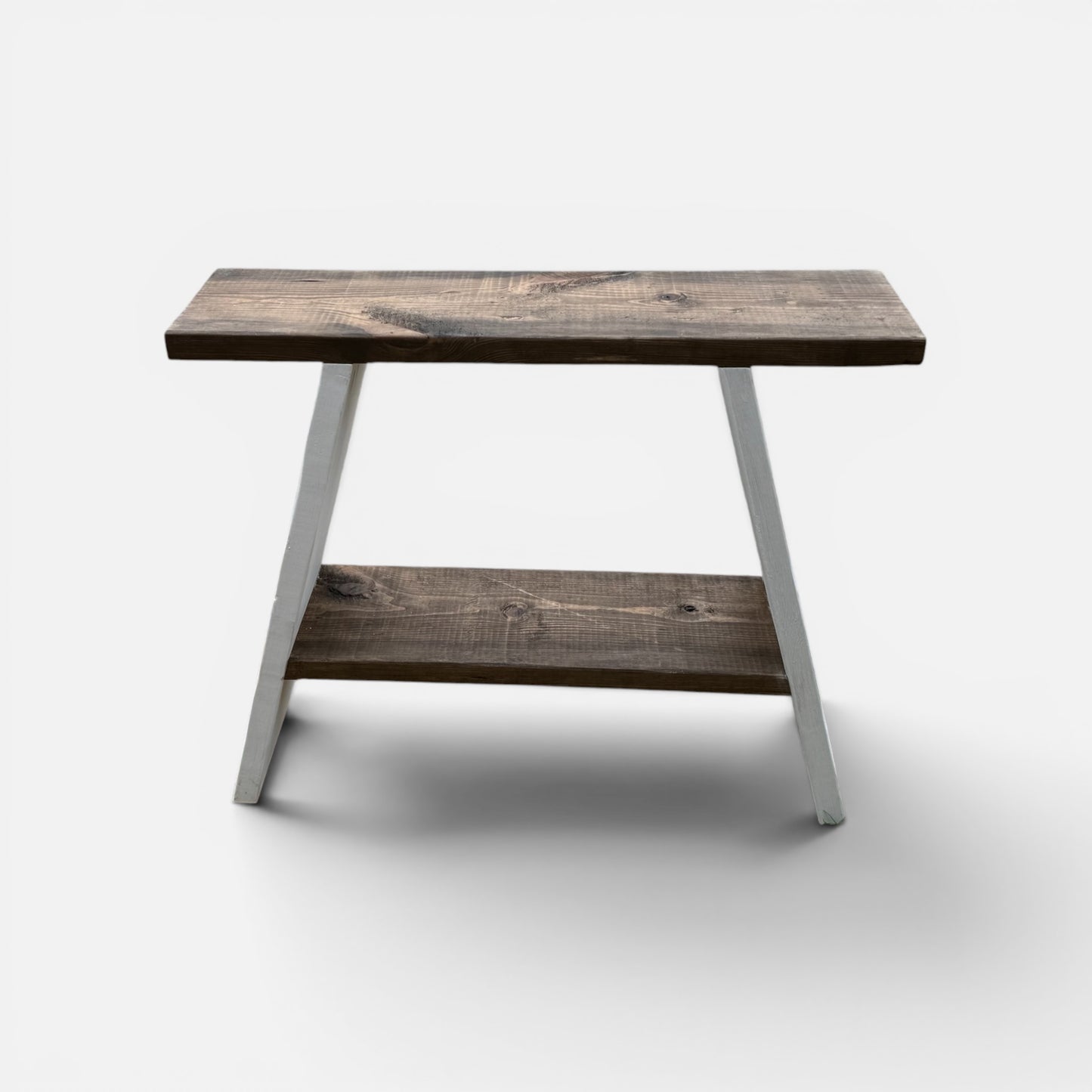 Summit Console Table | Farmhouse Entryway Table with Storage Shelf