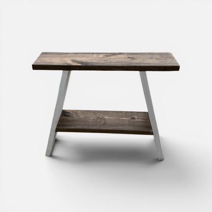 Summit Console Table | Farmhouse Entryway Table with Storage Shelf