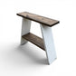 Summit Console Table | Farmhouse Entryway Table with Storage Shelf