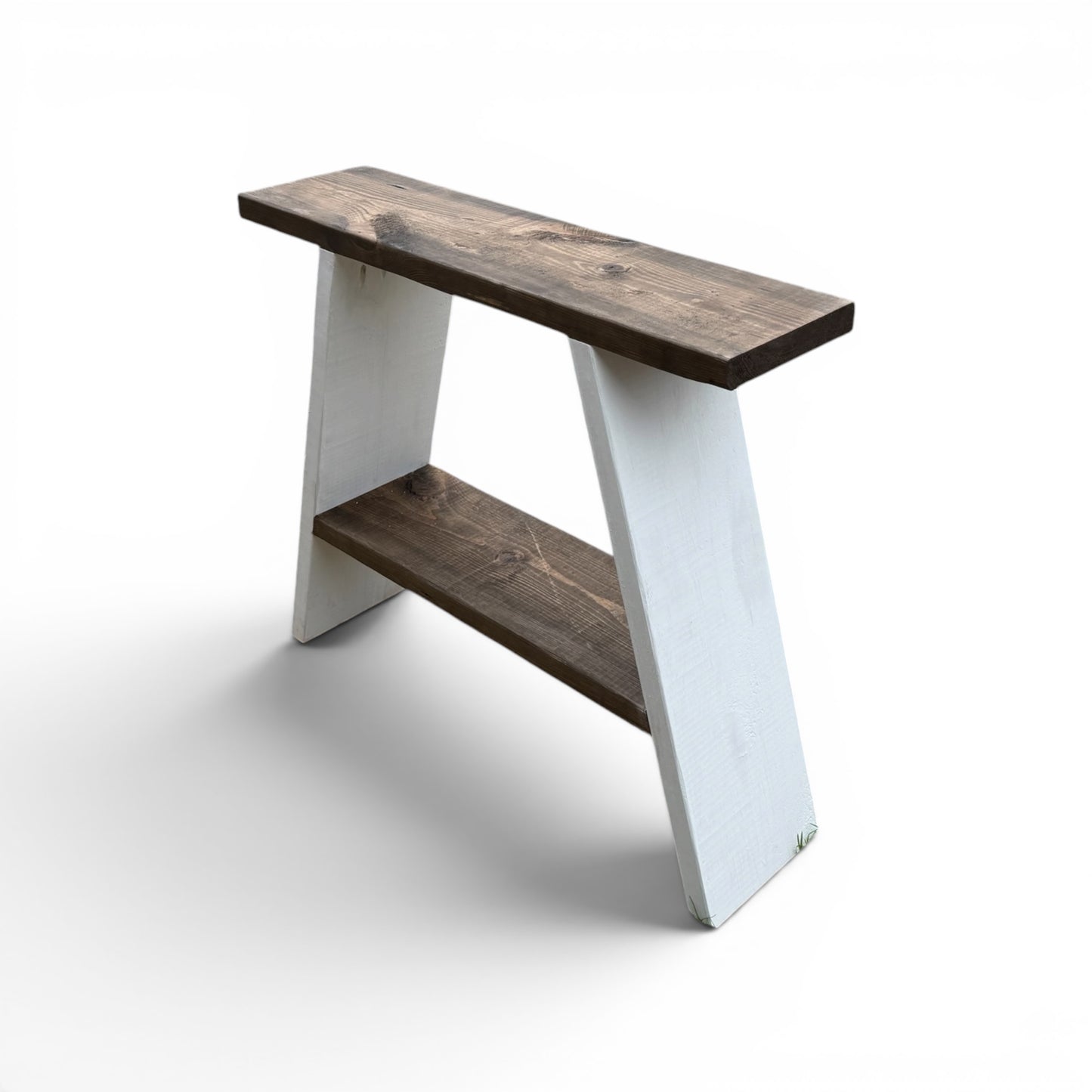 Summit Console Table | Farmhouse Entryway Table with Storage Shelf