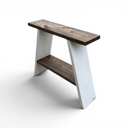 Summit Console Table | Farmhouse Entryway Table with Storage Shelf