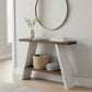 Summit Console Table | Farmhouse Entryway Table with Storage Shelf