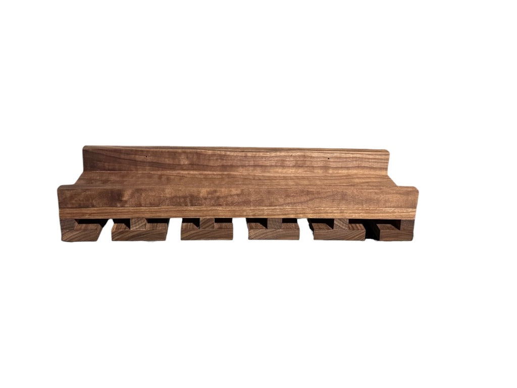 Intrinsic Haven Premium Series Solid Hard Wood Wall-Mounted Wine Rack & Stemware Holder