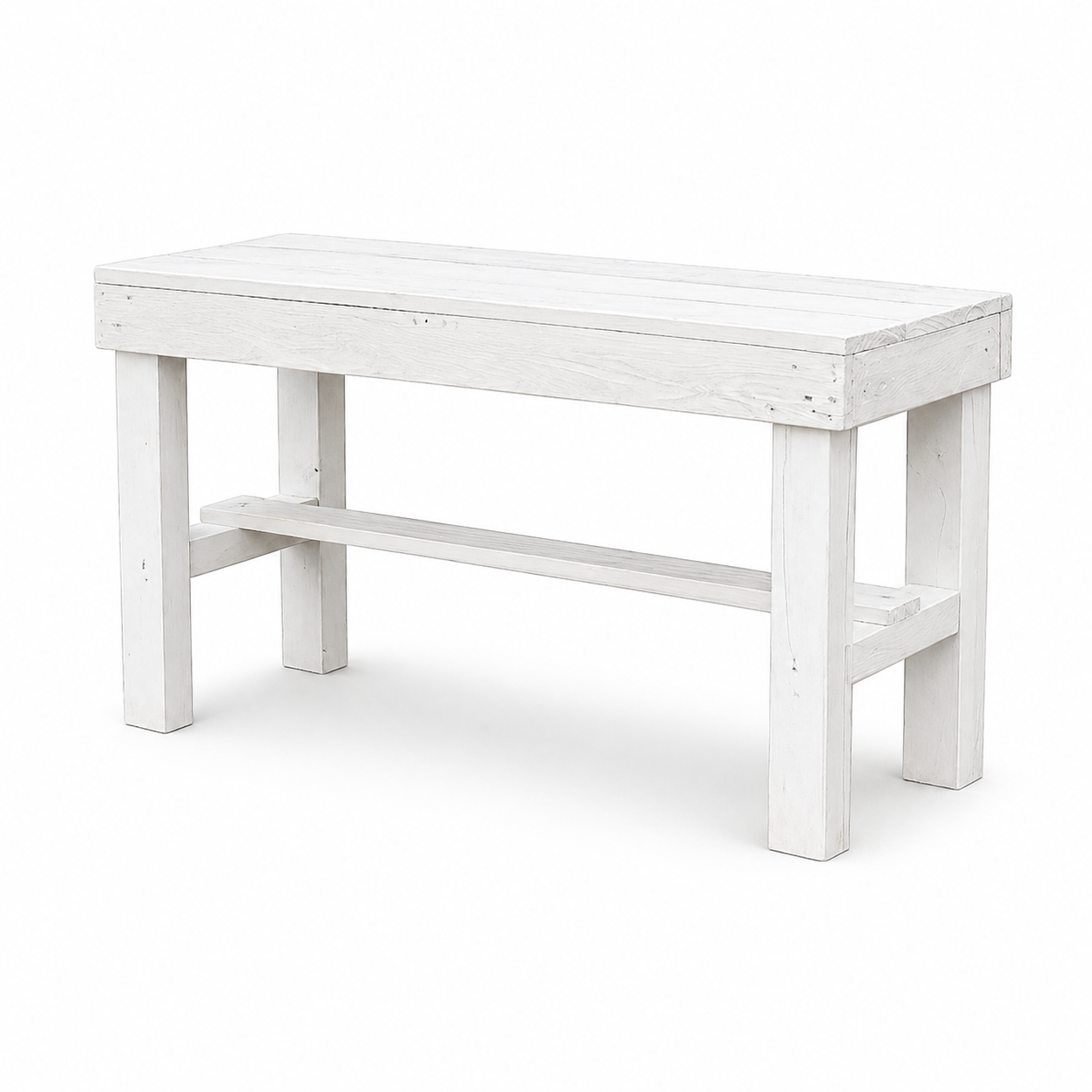Rustic Wood Small Entryway Bench - Intrinsic Haven